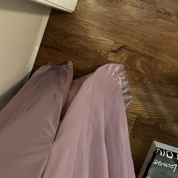 David’s bridal bridesmaid slit dress Mauve SIZE 6 - Picture 11 of 12